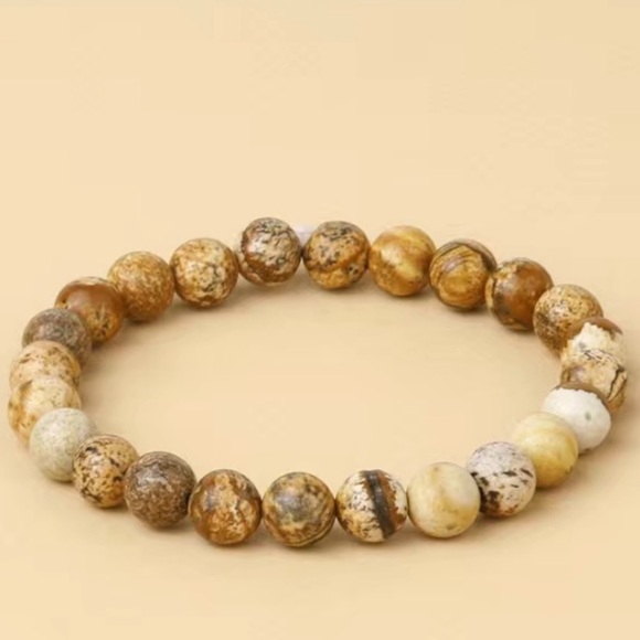 Macy’s Two NIB stretch bracelets. Tigers Eye & Chakra with black beads. - Picture 3 of 5